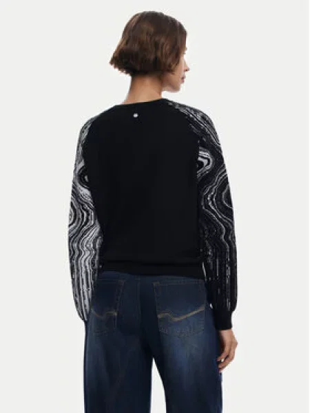 Desigual Pulover Kodiak črna