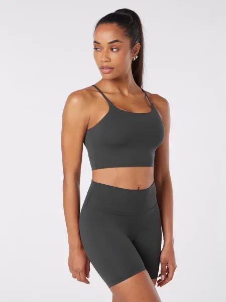 YO-GAYA Αθλητικό σουτιέν Sports Bra ανθρακί
