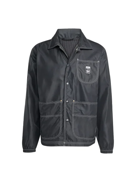 ADIDAS ORIGINALS Geacă de primăvară-toamnă Wabash negru alb