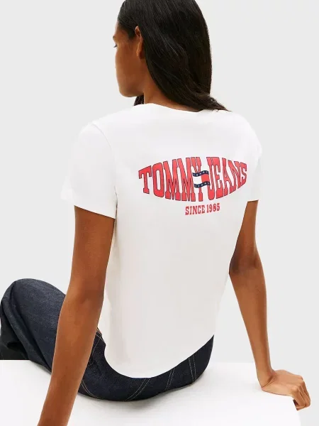 Футболка Tommy Jeans біла