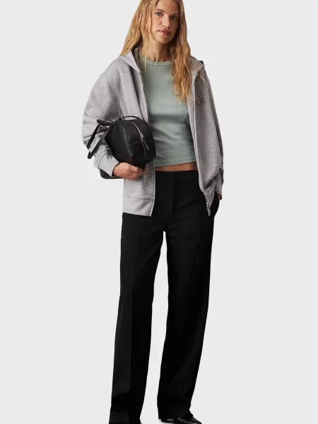Худи Calvin Klein серое