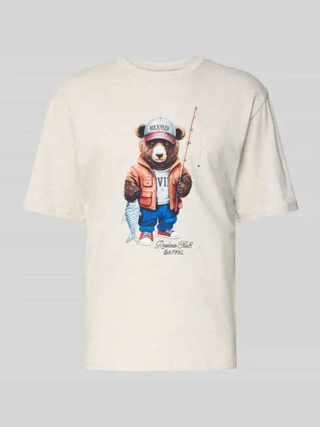 T-shirt z nadrukowanym motywem Review