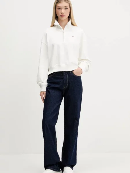 Tommy Jeans μπλούζα μπεζ
