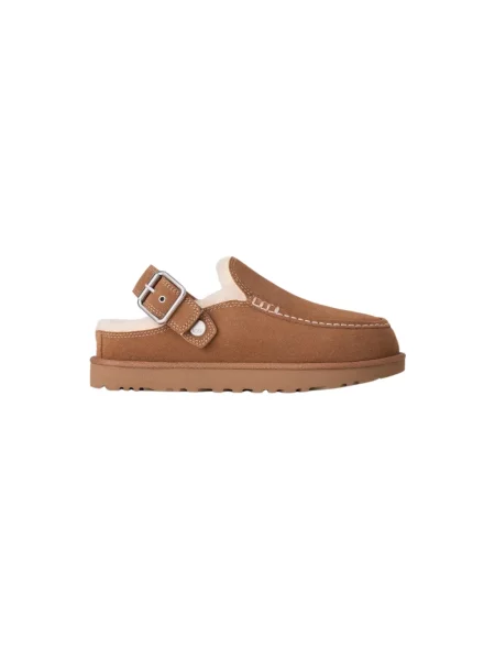 Klapki Ugg zamszowe brązowe