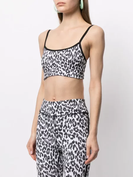 Raštuotas liemenėlė The Upside leopardinis balta