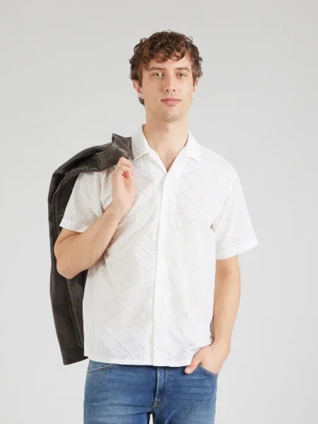 JACK & JONES Srajca JORSUMMER LUKE' bela