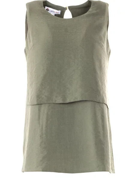 Лляна Блуза LadyLike хакі