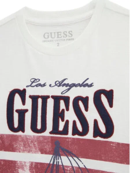 Dětské tričko Guess bílé