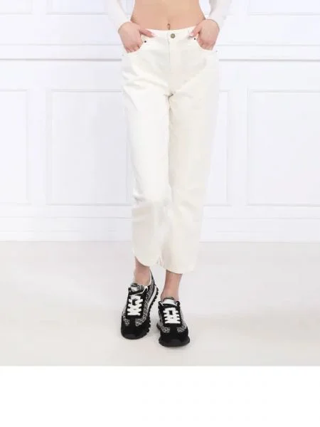 Ba&sh Blugi DEVON JEANS | Boyfriend fit alb