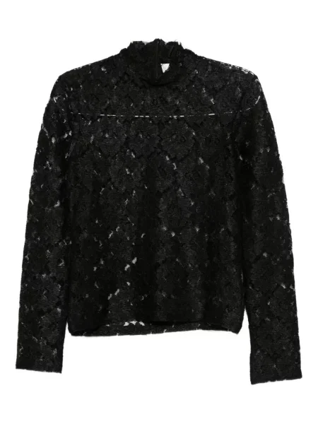 Koszulka Róhe koronkowa czarna