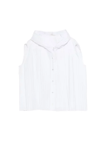 Koszula Barena Venezia bez rękawów biała