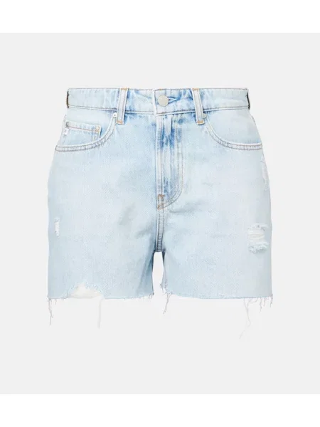 Pantaloni scurți din denim Ag Jeans albastru