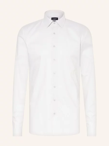 Olymp Koszula No. Six Super Slim beige beżowa