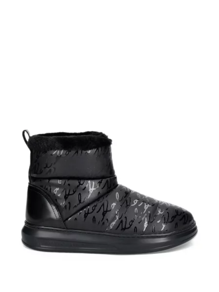 Členkové čižmy Karl Lagerfeld čierna