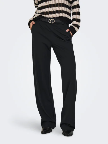 ONLY Pantaloni ONLPOPTRASH' negru