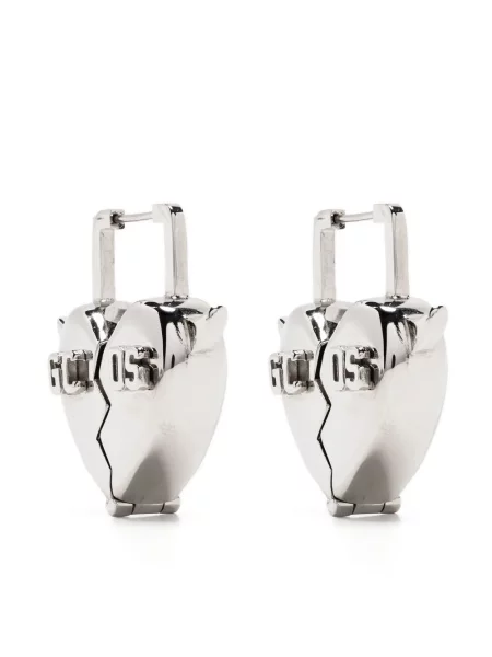 Kolczyki Gcds w serca srebrne