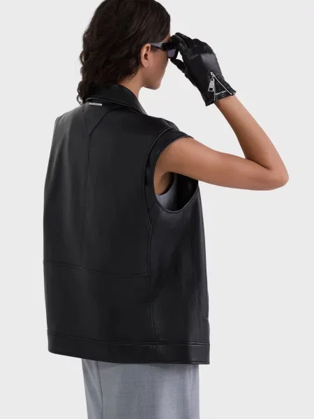 Байкерський жилет Karl Lagerfeld чорний