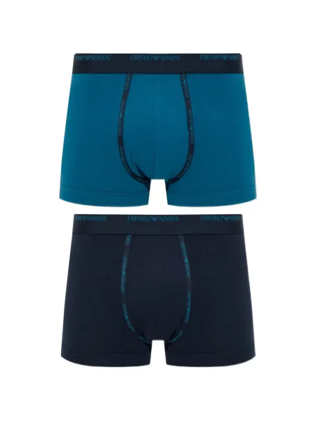 Bokserice Emporio Armani s autogramom plava