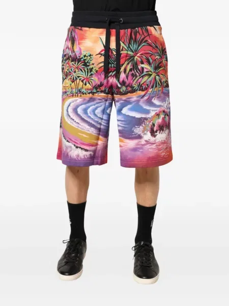 Bermude Dolce & Gabbana cu imagine roșu