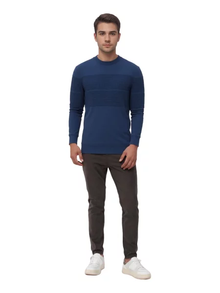 TOM TAILOR Pulover bleumarin