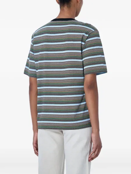 Tricou Marni cu dungi albastru