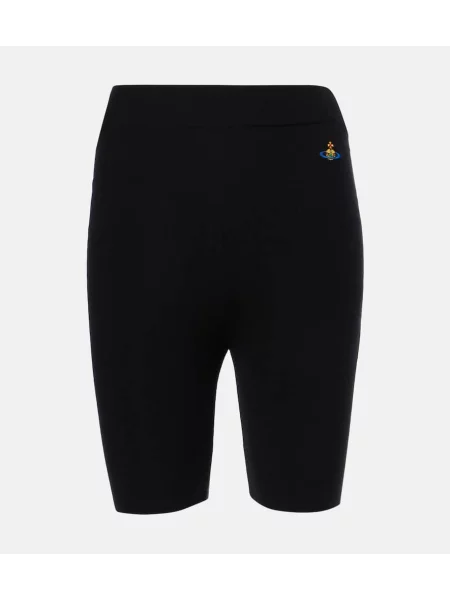 Pantaloni scurți Vivienne Westwood biker negru