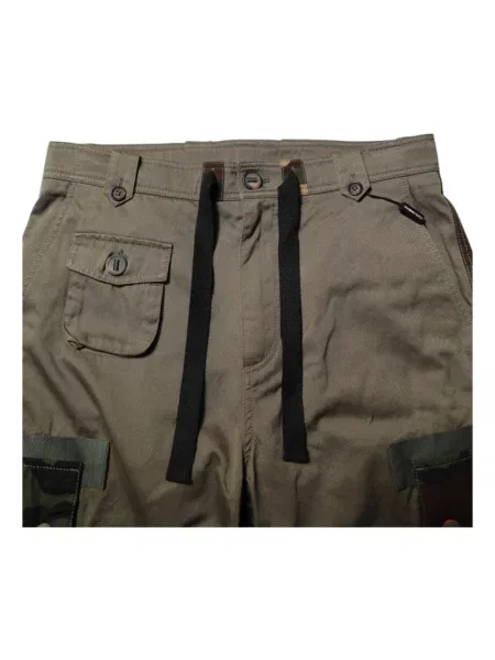 Spodnie cargo Dolce And Gabbana w kamuflażu brązowe