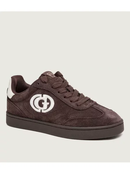 Guess Sneakers Jacek | piele întoarsă maro