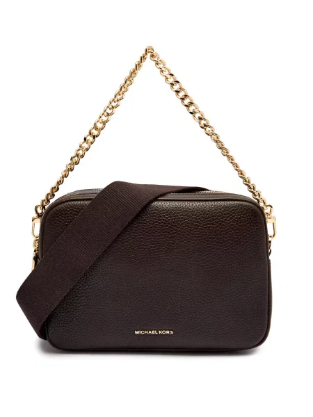 Michael Kors De piele geantă poștaș BRYANT maro