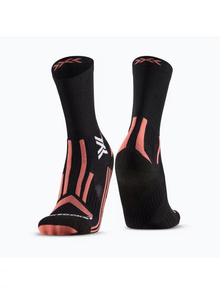 Șosete pentru femei X-Socks Trailrun Perform Crew x black/dusty rose negru