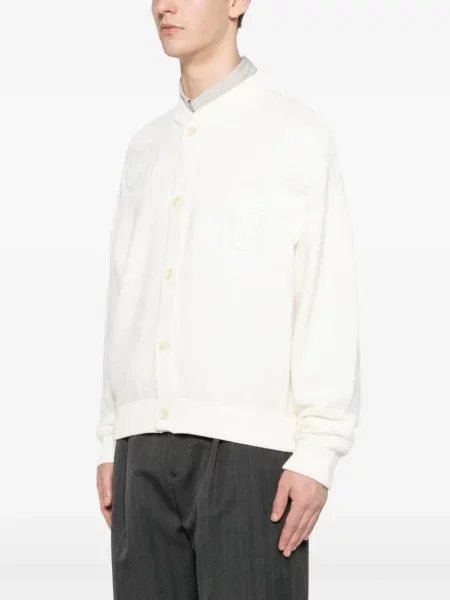 Cardigan Maison Kitsune cu broderie
