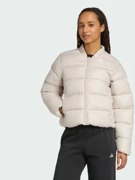 Пуховик adidas бежевий