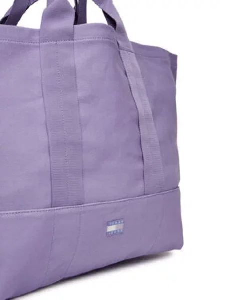 Tommy Jeans Kabelka Tjw Tote Edition Canvas fialová