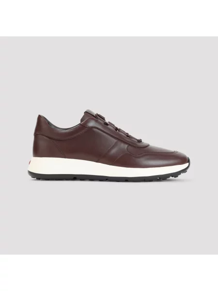 Sneakersy Tod's skórzane w grochy czerwone