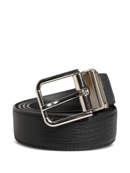 Cu centură curea Dolce & Gabbana din piele negru