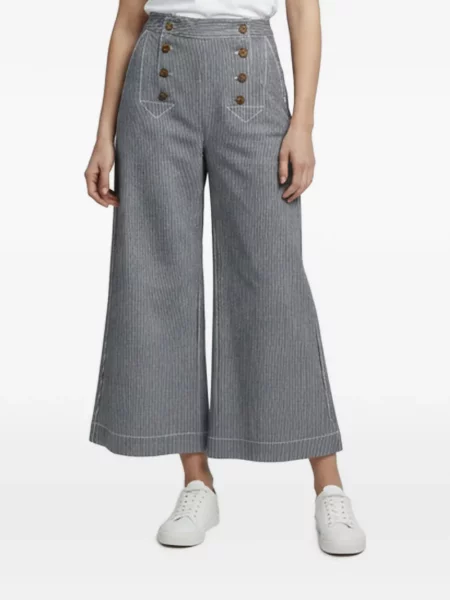 Pantaloni Zimmermann cu dungi albastru