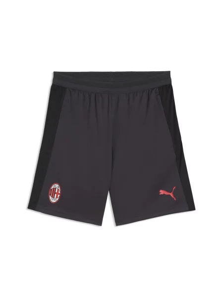 PUMA dopasowane szorty treningowe AC Milan Akcesoria S szary