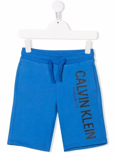 Szorty dziecięce Calvin Klein niebieskie