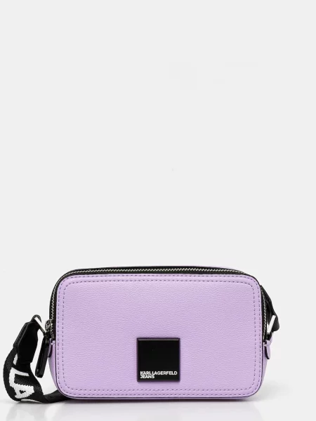 Karl Lagerfeld Jeans torebka fioletowy