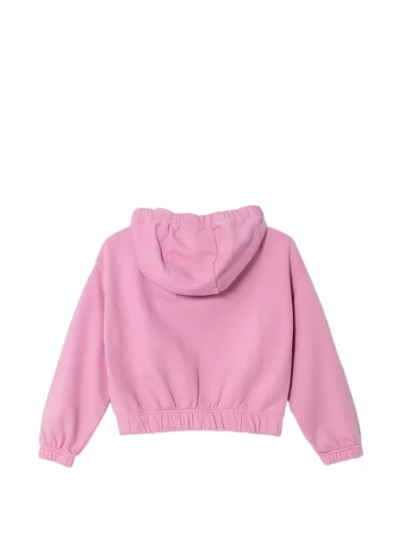 Bluza z kapturem dziecięca Emporio Armani różowa