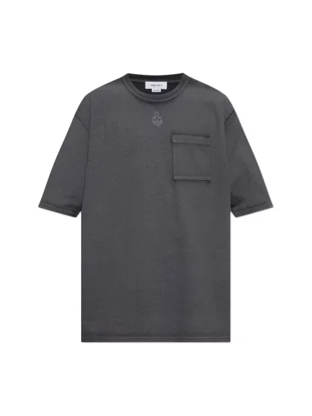 Koszulka Alexander Mcqueen z logo szara