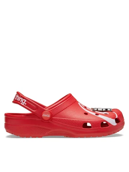 Шльопанці Crocs Classic Clog Coca-Cola червоний