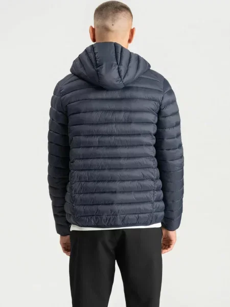 TEESHOPPEN Geacă de primăvară-toamnă Hooded Light bleumarin