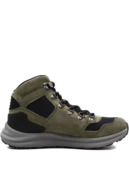 Sneakerși Merrell cu șireturi din piele de căprioară verde