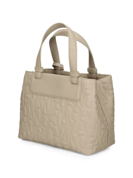 Geantă shopper Armani Exchange cu autograf