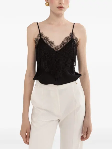 Bluză Nissa din dantelă negru