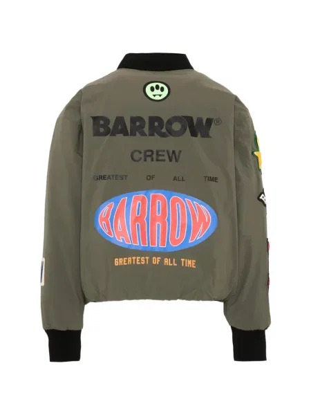 Kurtka bomber dziecięcy Barrow zielony