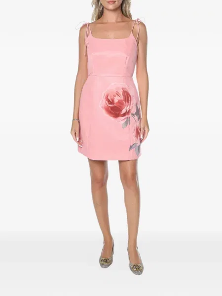 Rochie mini Ted Baker cu model floral cu imagine roz