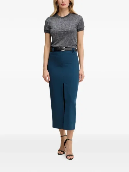 Tricou Patrizia Pepe scurt gri