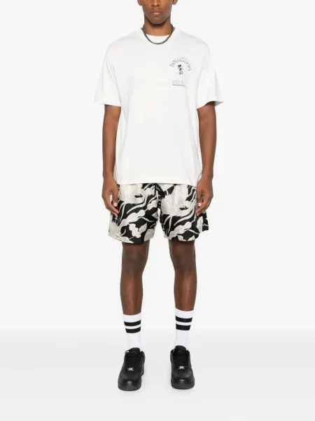 Tricou Amiri cu imagine alb